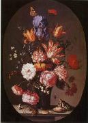 Floral, beautiful classical still life of flowers.071 unknow artist